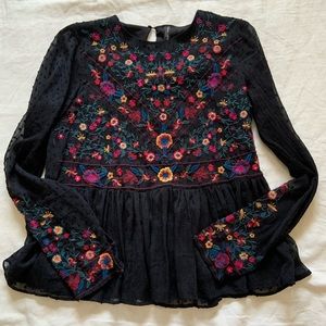 Embroidered Zara shirt